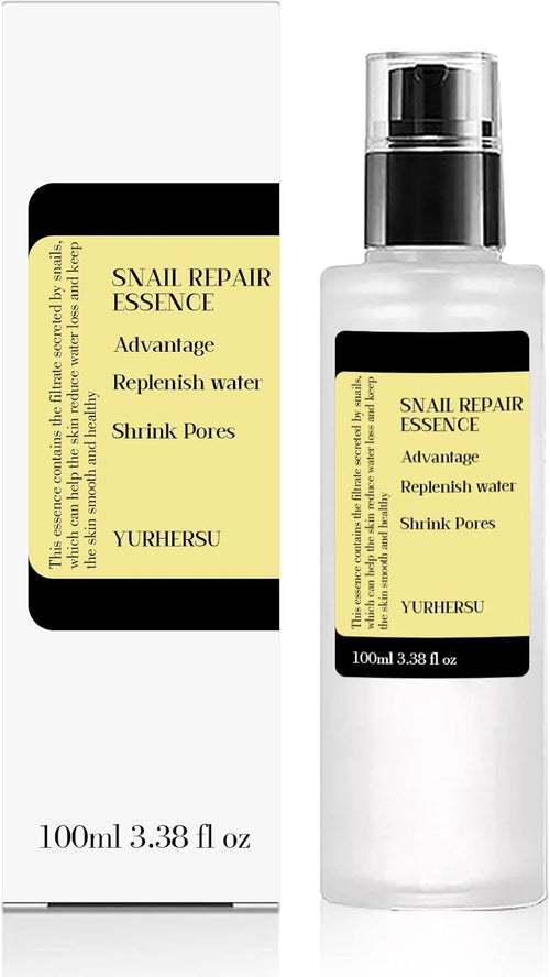 Advanced Snail 96 Serum Visage, Snail Mucin Serum Hydratant Visage, Serum anti Age, Bave D'Escargot, Réduit Les Rides Et Ridules Pour Une Peau Radieuse, 100Ml