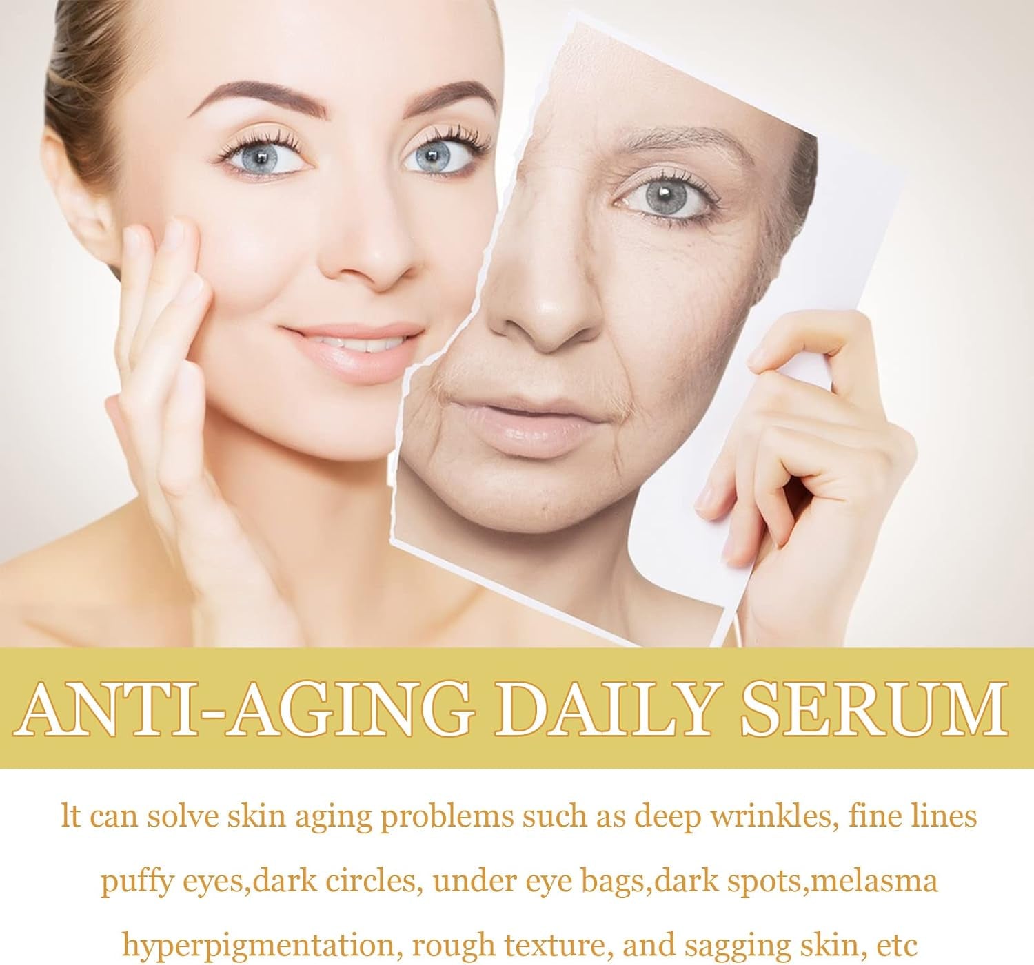 Advanced Snail 96 Serum Visage, Snail Mucin Serum Hydratant Visage, Serum anti Age, Bave D'Escargot, Réduit Les Rides Et Ridules Pour Une Peau Radieuse, 100Ml